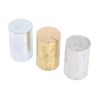 Luxshiny Set di Cilindri Metallici in Alluminio, Rame e Ferro per Esperimenti di Densità, Kit di Misurazione Scientifico per Lezioni di Fisica, Cilindri Robusti e Sicuri per Uso Scolastico