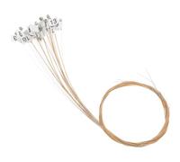 Luxshiny Set di Corde Ricche Armoniche per Lira di Ricambio in Ottone e Filo D'acciaio, Resistente per Musicisti e Strumenti Musicali