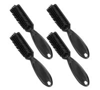 Luxshiny Spazzola la Pulizia dei Chioma da Salone in Nylon Morbido, Set da 4 Pezzi per Barberia, Spazzola Professionale per Rimozione Peli e Manutenzione Tosatrice, per Uso Domestico