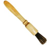 Luxshiny Spazzola per Macchina da Caffè Espresso in Setola Naturale Manico in Legno, Accessorio per Pulizia Polvere e Fondi di Caffè, Strumento Piccolo per Uso Bar e Casa