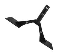 Luxshiny Staffa Facile al Acciaio e Banderuola in Carbonio Tetto Nero, Supporto Resistente Installazione Stazioni Meteorologiche Domestiche e Esposizioni da Giardino