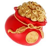 Luxshiny Statuetta Feng Shui Sacchetto Della Fortuna Decorazione Festiva e Ufficio per Capodanno Compleanni e Speciali Facile Mantenere