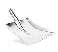 Luxshiny Strumento Per Neve e Raccolta Spazzatura in Metallo Senza Manico, Leggero e Compatto Per La Pulizia Domestica e Invernale, Apertura Ampia e Manico Staccabile Per Interni Ed Esterni