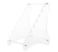 Luxshiny Supporto da Tavolo per Taglierina in Acrilico Trasparente, Porta Taglierine Compatto 15cm per Cucina, Organizer Salvaspazio per Coltelli da Frutta e Verdura