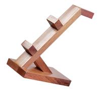 Luxshiny Supporto Esposizione Cuffie da e Legno per Gioco Controller Marrone Multifunzionale per Organizzazione Design Semplice per Area Gaming e Storage