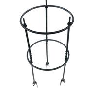 Luxshiny Supporto per Piante Rampicanti in Plastica 3 Pali 2 Anelli 20 CM, Mensola per Piante da Vaso per Interni e Inaugurazioni Casa, Resistente a Vento e Pioggia