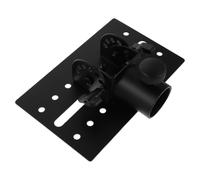 Luxshiny Supporto Vassoio per Proiettore e Diffusori, in Ferro Nero Angolo Regolabile e Fori Vite da 5mm e 8mm, per Eventi All'aperto e Home Theater