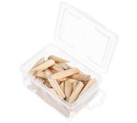 Luxshiny Tappi per Fori Obliqui Versatili in Legno Massello 9,5mm 50 per Mobili per di Mobili in Ufficio