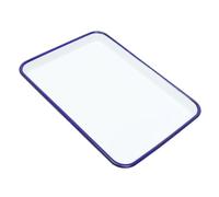 Luxshiny Teglia Smaltata Bianca in Materiale Enamel per Forno Resistene e Alta Conduzione Termica Vassoio Rettangolare Multifunzionale per Cottura Sicura e Facile Pulizia in Cucina