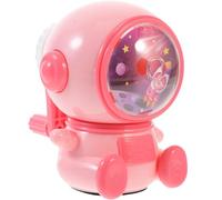 Luxshiny Temperamatite a Manovella Astronauta Rosa Tagliente per Matite da Disegno Adatto a Scuola e Casa