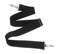 Luxshiny Tracolla Per Rullante Regolabile in Nylon Nero 145 Cm Con Sgancio Rapido, Cinghia Per Banda Musicale e Accessorio Per Percussioni Con Spallina Elastica Per Riduzione Pressione Spalle