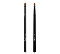 Luxspire [2 Pezzi Pennello per Labbra, Pennelli Strumenti Make Up Accessori Trucco in Fibra Sintetica per Rossetto, Tinta Labbra, Balsamo, Gloss - Nero