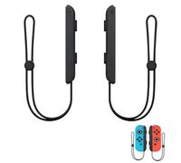 LuxStellar 1 paio di cinturini per gamepad con chiusura a strappo per controller, cinturino regolabile nero per controller, controllo preciso, accessorio di ricambio portatile per giochi Switch