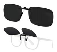 LuxStellar Occhiali da sole con clip on occhiali da sole con lente TAC per una protezione ottimale dagli sguardi indiscreti, ideali per chi porta gli occhiali, per la guida, per il tempo libero e