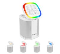 LUXSWAY Macchina del suono con luce notturna, Sleep Trainer, altoparlante Bluetooth per espandere musica e storie, macchina del rumore bianco per dormire, asilo nido, bambini, nessuna app necessaria,