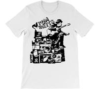 LuxUnatcc Tom Waits Singer T-Shirt for Men Size M