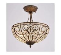 Luxurious And Atmospheric Bedroom Dining Room Semi Chandelier