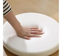 Luxurious High-Density Round Foam Cushion Thick 7cm Soft Upholstery Foam for DIY Furniture Window Seats Bar Stools Craft Projects (Diameter 40cm)