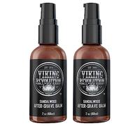 Luxury After-Shave Balm for Men - Premium After-Shave Lotion - Soothes and Moisturizes Face After Shaving - Eliminates Razor Burn for A Silky Smooth Finish - Sandalwood Scent (2 Pack)