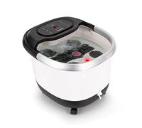 Luxury All in One Foot Spa - Massaggiatore motorizzato e riscaldato - Goditi lo stesso Foot Spa a casa, getti a bolle, pietra per pedicure, rullo massaggiante motorizzato per alleviare lo stress dei piedi