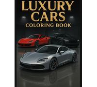 Luxury Cars Coloring Book