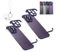 Luxury Corner Edge Pad Lens Protector for iPhone Series, Slim Shockproof Thin Lens Protection Case for iphone 16/15/14/13/12 Pro Max (For iPhone 15ProMax,2Pcs-C)