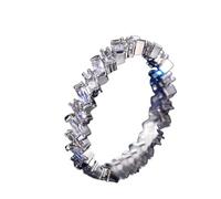 Luxury Crown Zircon Gold Double Layer Rings Fashion Gothic Love Heart Geometric Irregular Finger Ring Wedding Party Jewelry Gift Nice processing