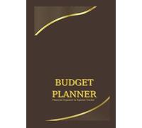 Luxury Financial Planner & Undated Budget Tracker | Savings, Expenses, Net Worth & Bill Organizer: Hardcover Money Management Journal with Monthly ... Logs & Bill Tracker | Brown & Gold Design