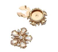 Luxury Glass Crystal Per Uomini Accessori In Lega Eleganti Perfetti Per Abbigliamento Formale E Indossano I Gemelli In Lega Robusti