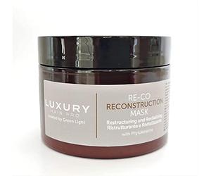 Luxury Hair Pro - RE-CO Maschera ristrutturante e rivitalizzante per capelli stressati e sfibrati, 500ml