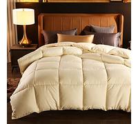 Luxury Hotel Quality King Size Duvet, Tutte Le Stagioni 15 Tog Doppia, Primavera/Autunno/Inverno Singola Doppia Calda Leggera Giù Comodino, 180X220Cm (3Kg), JYLSSKUK, di Q, 150 * 200 cm (4 kg)