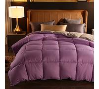 Luxury Hotel Quality King Size Duvet, Tutte Le Stagioni 15 Tog Doppia, Primavera/Autunno/Inverno Singola Doppia Calda Leggera Giù Comodino, 180X220Cm (3Kg), JYLSSKUK, il Purple, 200 * 230 cm (2.5