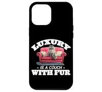 Luxury is a couch with fur Custodia per iPhone 12 Pro Max