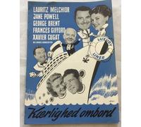 Luxury Liner George Brent Jane Powell Lauritz Melchior 1948 programma cinemat...