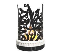 Luxury Metal Candlestick Holders With Openwork Lantern Design - Elegant Hollow Pattern Pillar Candle Stand | Modern Decorative Centerpiece For Light & Shadow Interplay
