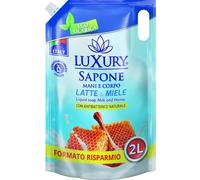Luxury Sapone Liquido Latte & Miele 2000ml, 2000ml