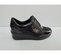 Luxury Scarpe Donna In Pelle C/zeppa e Strappo Rita, By Tommy - NER (Nero)