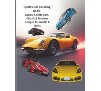 Luxury Sports Car Coloring Book