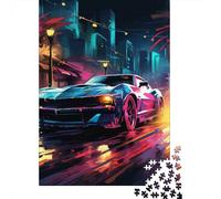 Luxury Sports Car Puzzle 1000 Pezzi Per Adulti, Racing Car Pixel Terapia, Progetto Condiviso, Opera Da Valorizzare 1000pcs (75x50cm)