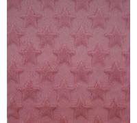 LUXURY Tessuto In Pile Sintetico Di Pelliccia Con Stelle Rosa