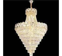 Luxury Villa Hollow Duplex Architecture Living Room Cantilevered Crystal Hall Staircase Post-modern Hotel Lobby Light