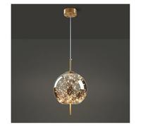 LuxuryBedside ChandelierModern Art Glass Hanging Light Starry Design per Hotel & Home Unique Long Line Personalità Lampada a Sospensione