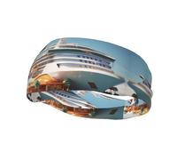 LuxuryCruiseLiner - Fasce per il sudore per donne e uomini, design unico, antiscivolo, per allenamento e sport