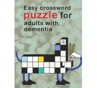 Luxurymedia Press Easy Crossword Puzzles For Adults With dementia (Tascabile)