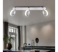 Luxus LED Lampada Da Soffitto Salotto Camera Anello Luce Alluminio Licht-Schiene