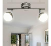 Luxus LED Soffitto Luce Spot Faretto Sfera Cromo Salotto Lavoro Camera Luce