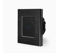 Luxus-Time Interruttore tattile interruttore della luce nella cornice in vetro - Cornice in alluminio a 1 via serie a 2 vie bassa tensione interruttore in vetro (interruttore touch a 1 via bassa