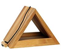 Luxus-Vogelhaus, casetta per uccelli, in legno di quercia oliato, con cordino per appenderla in giardino