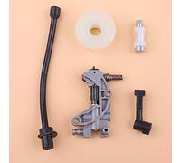 Luxuypon 5pcs Pompa Olio Filtro Tubo Ugello Olio Turbina Kit Adatto per 45CC 52CC 58CC 4500 5200 5800 Benzina Motosega Ricambi Tool Parts