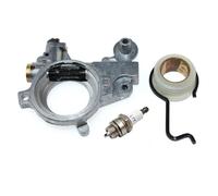 Luxuypon Pompa dell'olio di ricambio con vite senza fine compatibile con motosega MS341 MS360 MS361 MS362 1135 640 3200 1135 647 0460